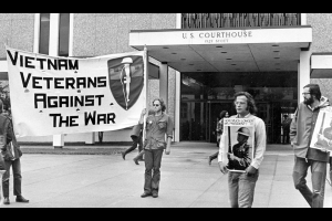 "Vietnam Veterans Against the War (VVAW) Protests Jailing of Southern Members." July 16, 1972. Photo by Mel Schieltz. Rocky Mountain News Photo Collection, Box 461