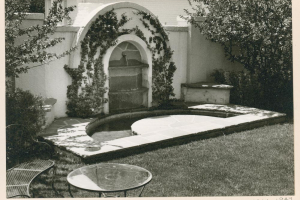 Fountain at the Mrs. Donald E. Bent Residence