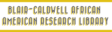 Blair Caldwell African American Research Library page header